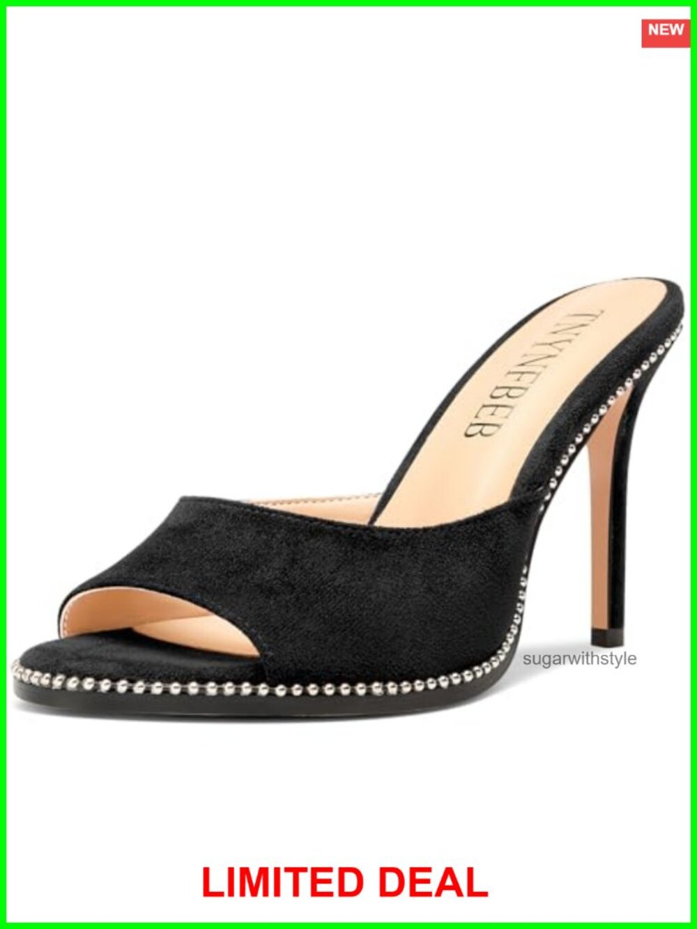 Women's Stiletto High Heel Peep Toe Slingback Sandals